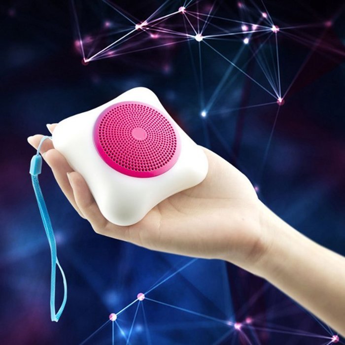 Mini Bluetooth Speakers With Colorful Light By BOOMER VIVI Wireless Portable Speaker Changing Color Light for... N14