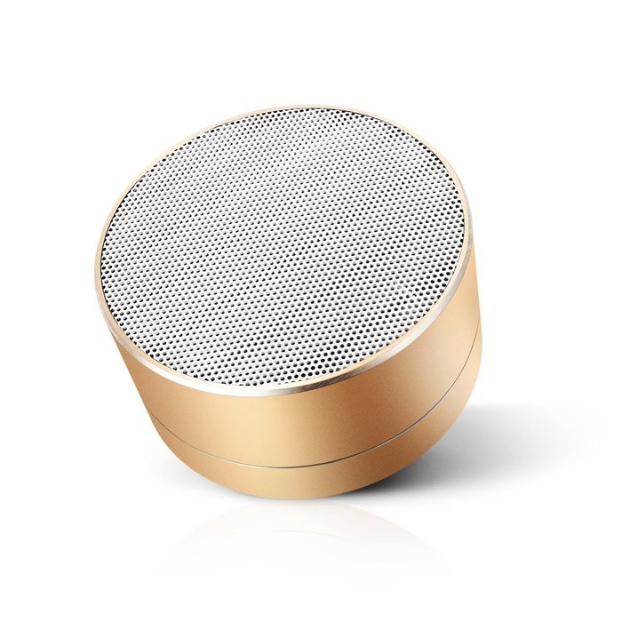 Jemma A10 Bluetooth Speaker Wireless Portable LED Metal Crystal Clear Sound Loud Volume More Bass Hand Free with... N15