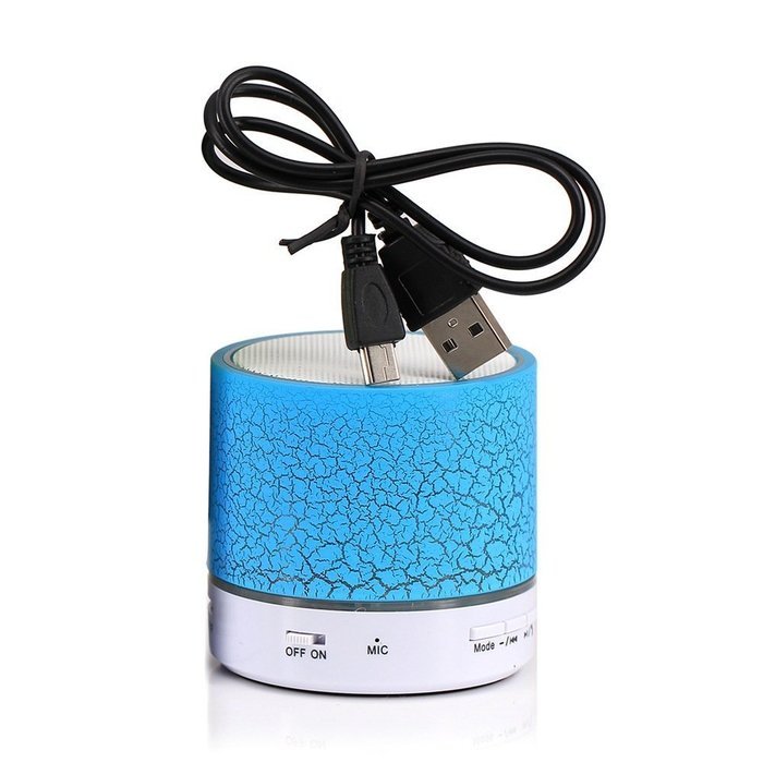 WONFAST&reg; Portable Mini Color Led Changeable Wireless Bluetooth Speakers with Microphone Support TF Card for iPhone... N8