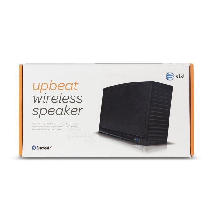 AT&T Upbeat Portable Bluetooth Speaker - Black (BTS100) N6