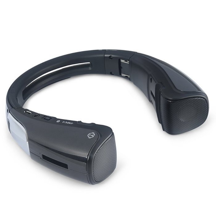 Cowin iStage Mini Portable Bluetooth Speaker Stand for Phone - Black N3