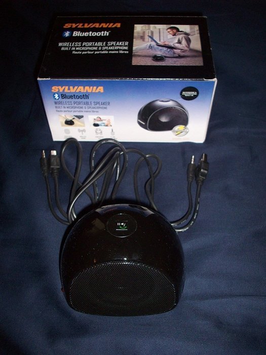 Sylvania SP260-Black Bluetooth Portable Mini Speaker N2