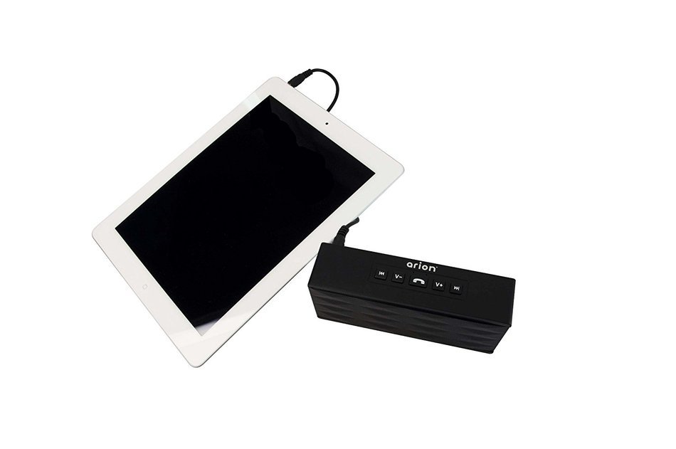 Eagle Tech Arion Portable Bluetooth Speaker with Built-In Speakerphone (White) N7