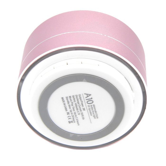 Bluetooth Speakers, Portable Outdoor Wireless Speakers with LED Light Build-in Microphone, Support FM and Hands-free... N4