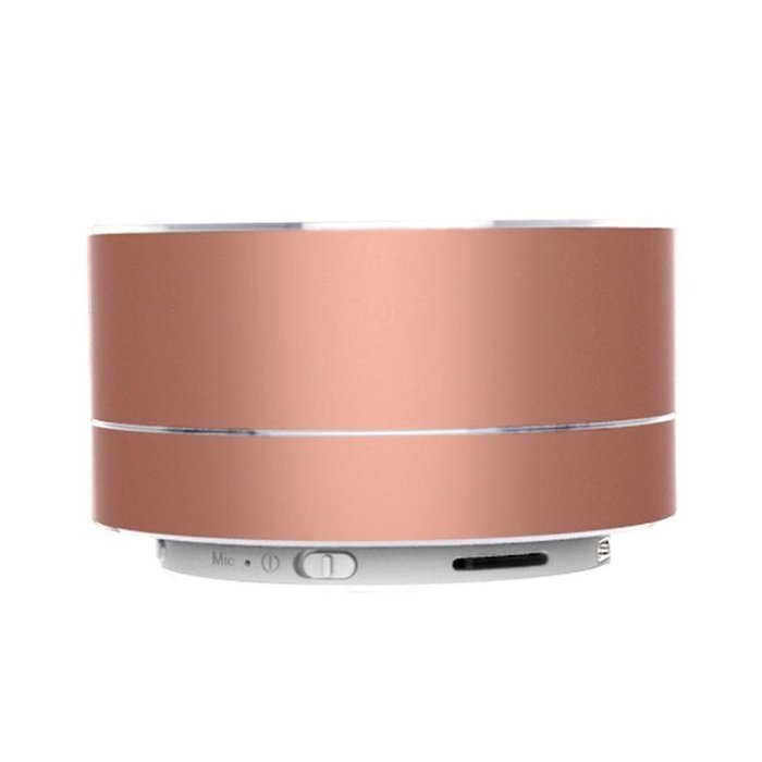 Coolbiz Portable Mini Wireless Waterproof Stereo Bluetooth Speaker For Phone Tablet PC(Rose Gold)