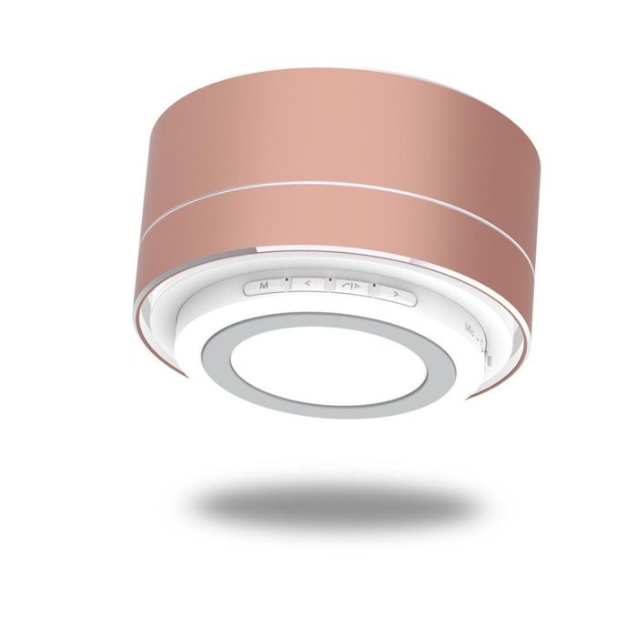 Coolbiz Portable Mini Wireless Waterproof Stereo Bluetooth Speaker For Phone Tablet PC(Rose Gold) N2