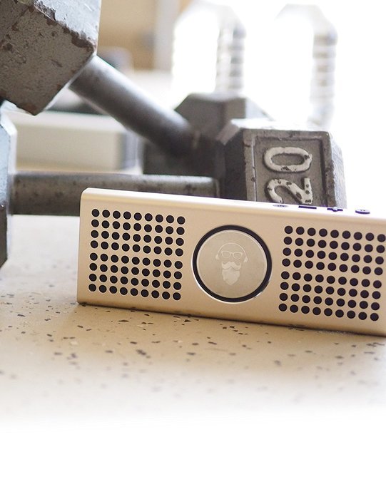 Bearded Blue Premium Stereo Bluetooth Speaker, Powerful Stereo Sound, HD Bass, Hands Free Chats, Portable Wireless... N2