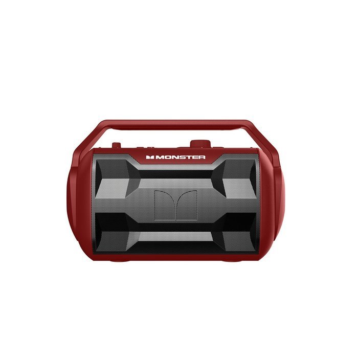 Monster NOMAD Portable Indoor/Outdoor Water Resistant Wireless Speaker - Crimson Red