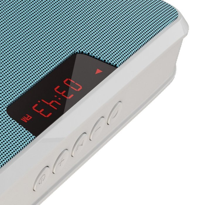 Rolton E300 Multi-functional Portable Wireless Bluetooth Stereo Speaker with Power Bank, FM Radio (Blue) N4