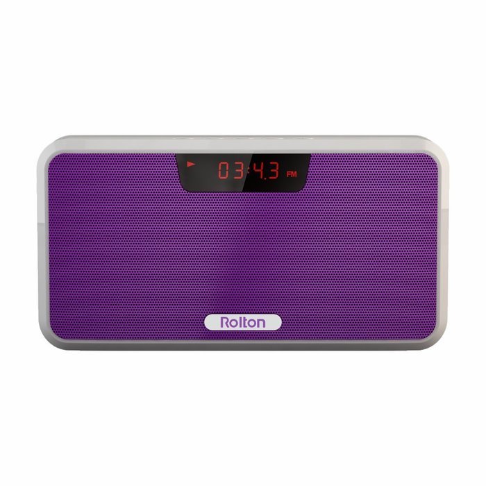 Rolton E300 Multi-functional Portable Wireless Bluetooth Stereo Speaker with Power Bank, FM Radio (Blue) N12