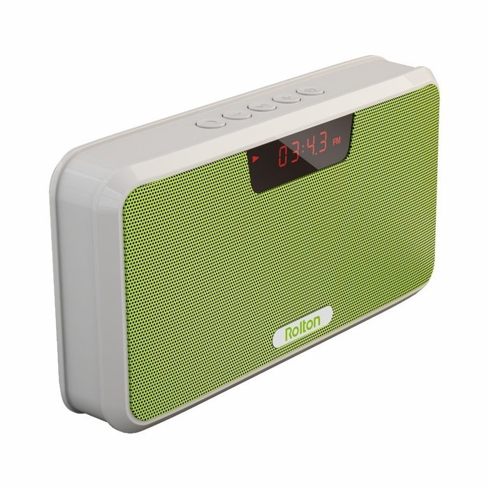 Rolton E300 Multi-functional Portable Wireless Bluetooth Stereo Speaker with Power Bank, FM Radio (Blue) N17