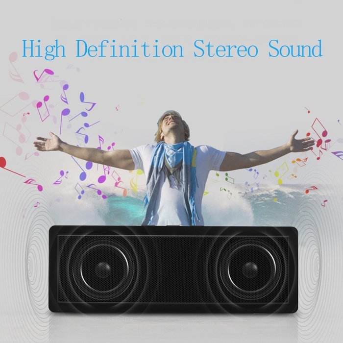 Saking Sansui Portable Wireless Bluetooth Speaker,Dual Driver Speakerphone,High Definition Audio,Built-in Microphone... N3