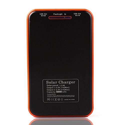 YOUNGFLY High Power Storage Travel Charger Solar Panel Power Bank With LED for Phone N4