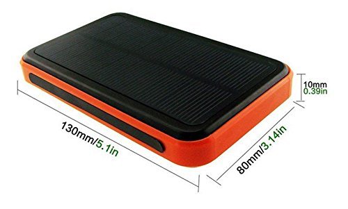YOUNGFLY High Power Storage Travel Charger Solar Panel Power Bank With LED for Phone N6