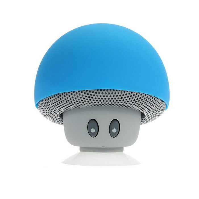 Wireless Bluetooth Mini Speaker Mushroom Waterproof Silicone Suction Handsfree Holder Music Player for iPhone... N5