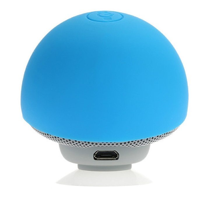 Wireless Bluetooth Mini Speaker Mushroom Waterproof Silicone Suction Handsfree Holder Music Player for iPhone... N6