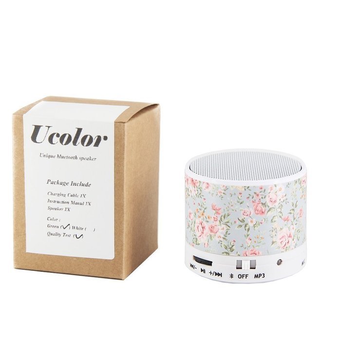 Ucolor Untra Mini Portable Bluetooth Wireless Speaker Built-in Mp3 Player Supporting to Play From Micro Sd Card... N14