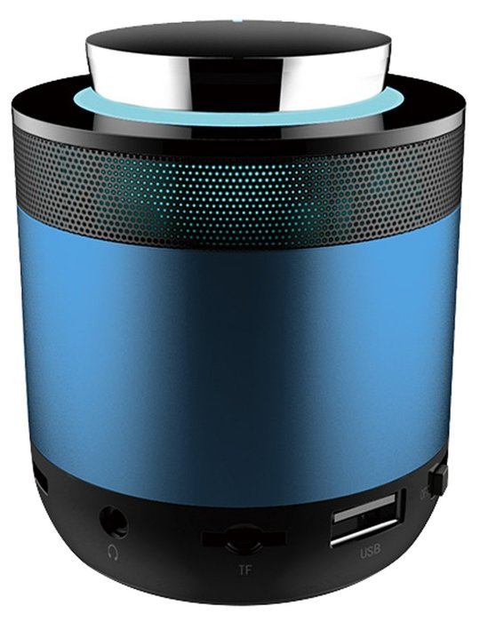 QFX BT-45 Portable Bluetooth Rechargeble Speaker with Microphone (Blue)