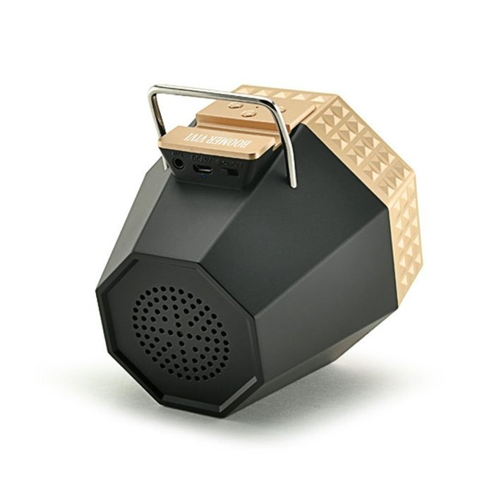 Bluetooth Speaker With Intelligent spectrum LED Light BOOMER VIVI Wireless V4.0 Bluetooth Eco Speaker HiFi Subwoofer... N5