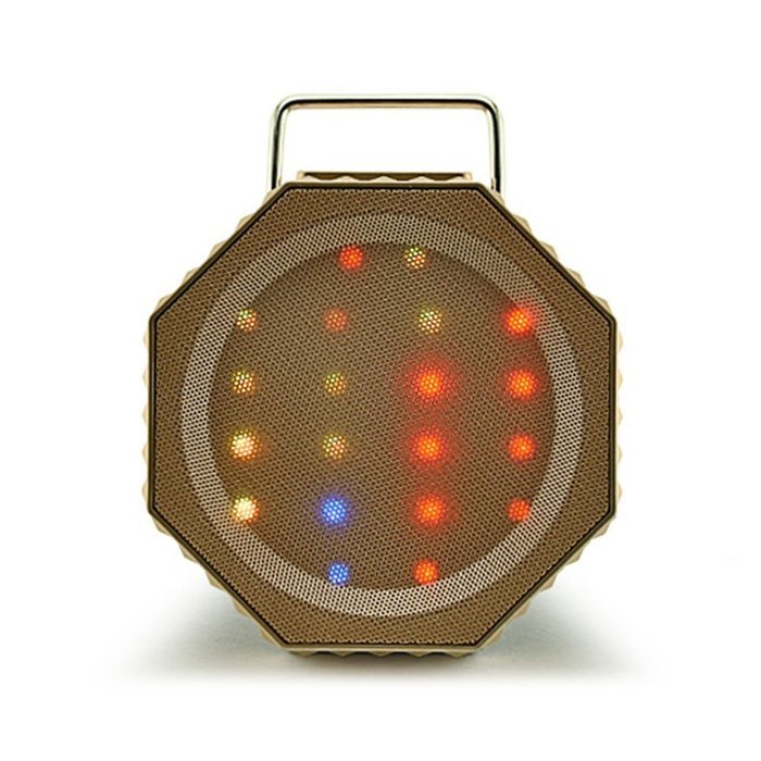 Bluetooth Speaker With Intelligent spectrum LED Light BOOMER VIVI Wireless V4.0 Bluetooth Eco Speaker HiFi Subwoofer... N8