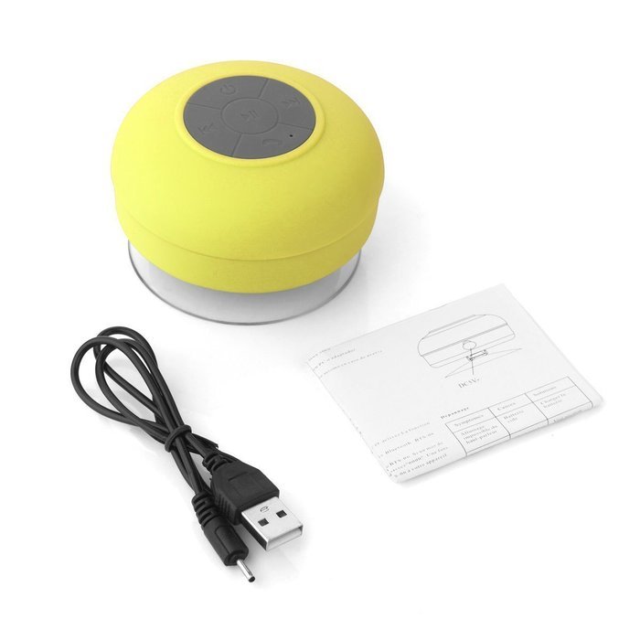 Loveboat Mini Water Resistant Bluetooth 3.0 Shower Speaker Handsfree Wireless Portable Speakerphone with Suction... N18
