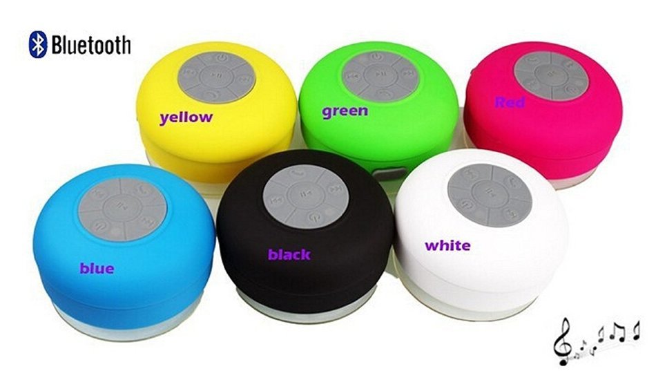 Loveboat Mini Water Resistant Bluetooth 3.0 Shower Speaker Handsfree Wireless Portable Speakerphone with Suction... N32