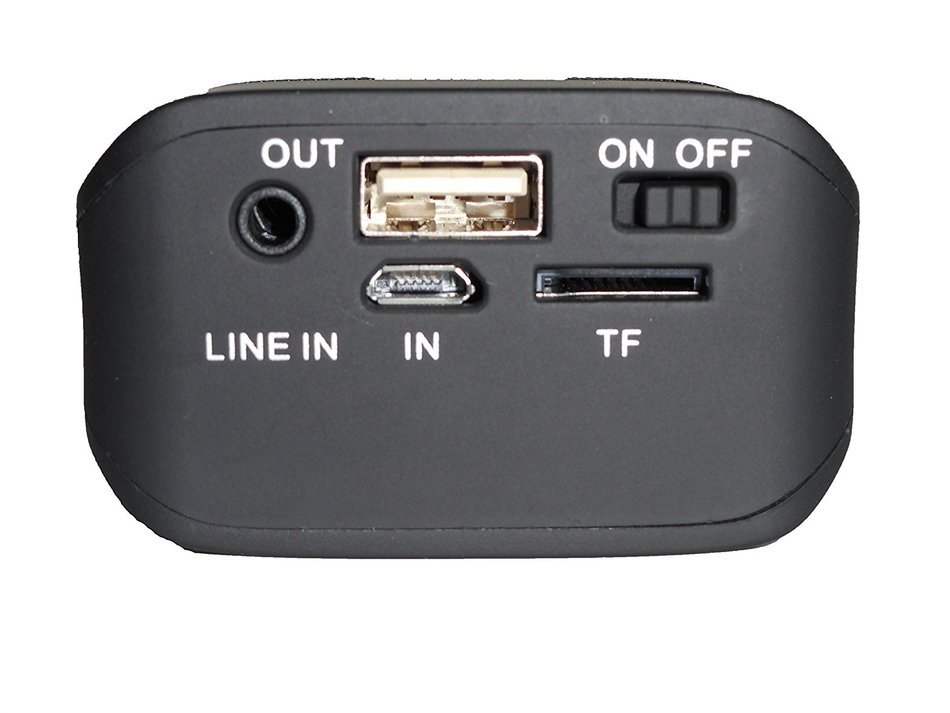 Truetek Products High Quality Bluetooth Speaker - 6 Watt 2.1 Sound-Modified Clear Voice Prompts for Each Function... N4