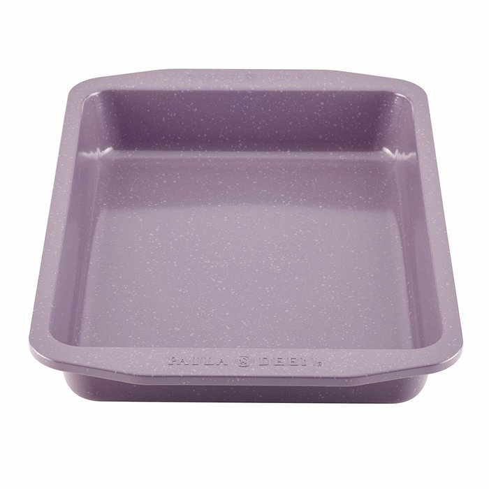 Paula Deen 46265 Speckle Nonstick Bakeware Covered Rectangle Cake Pan, 9" x 13", Lavender N3