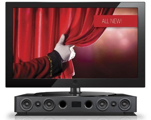 SpeakerCraft CS3 Center Stage 80-Watt Bluetooth Ready Television Speaker (Black) N3