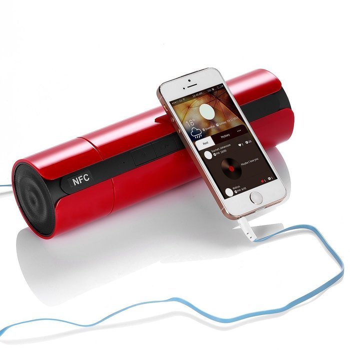 Aberobay New Arrival Multifunctional Blaster 3D Surround Sound Bluetooth NFC Speaker Portable Hands-free+3.5 Audio... N8