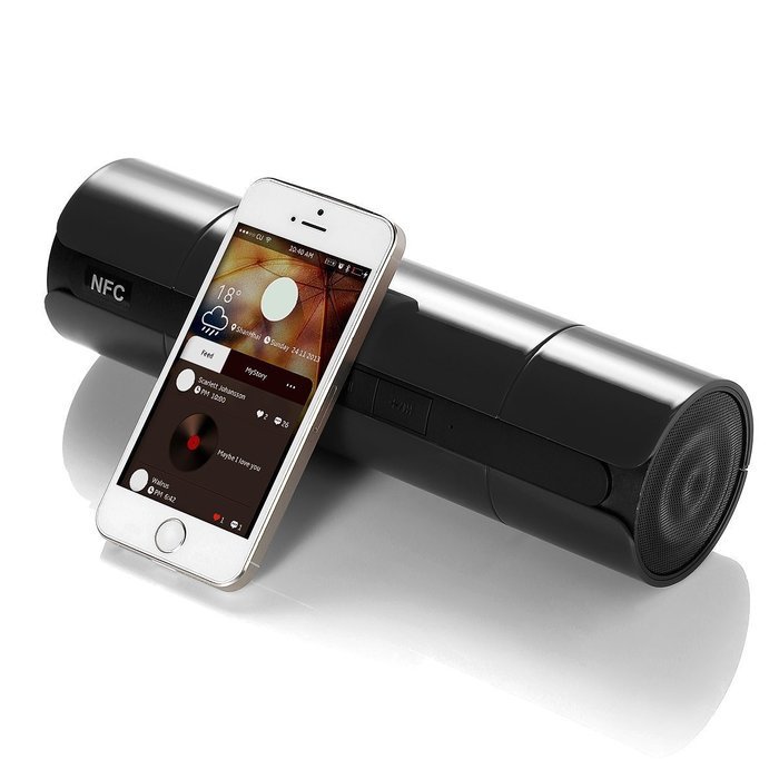 Aberobay New Arrival Multifunctional Blaster 3D Surround Sound Bluetooth NFC Speaker Portable Hands-free+3.5 Audio... N19
