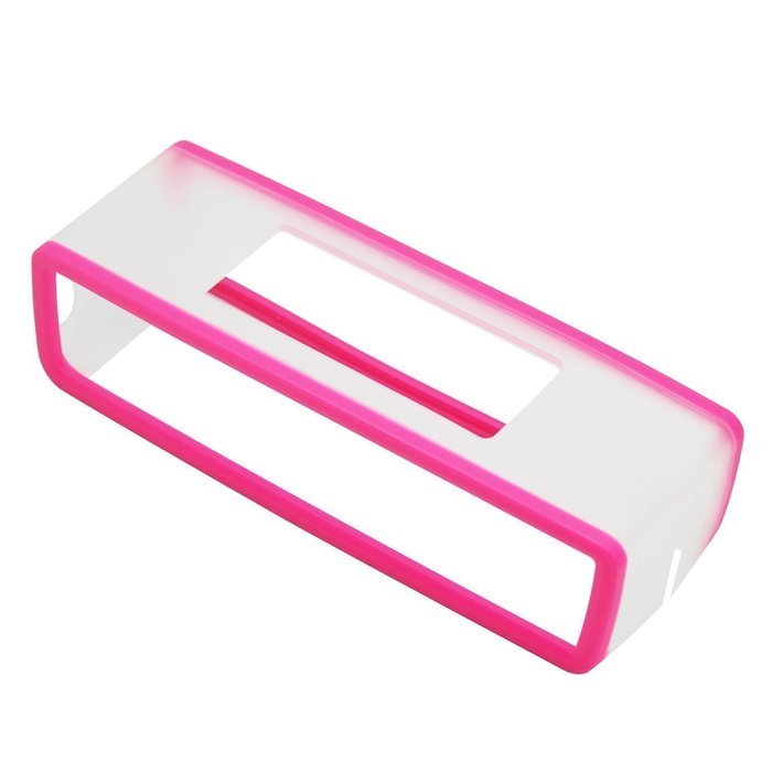 Eprosperous Soft Silicone TPU Case Cover Skin For Bose Soundlink Mini 1 2 Bluetooth Speaker- Pink