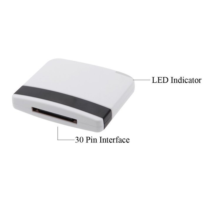 KKmoon Bluetooth A2DP Music Receiver Audio Adapter for iPad iPod iPhone 30Pin Dock N3