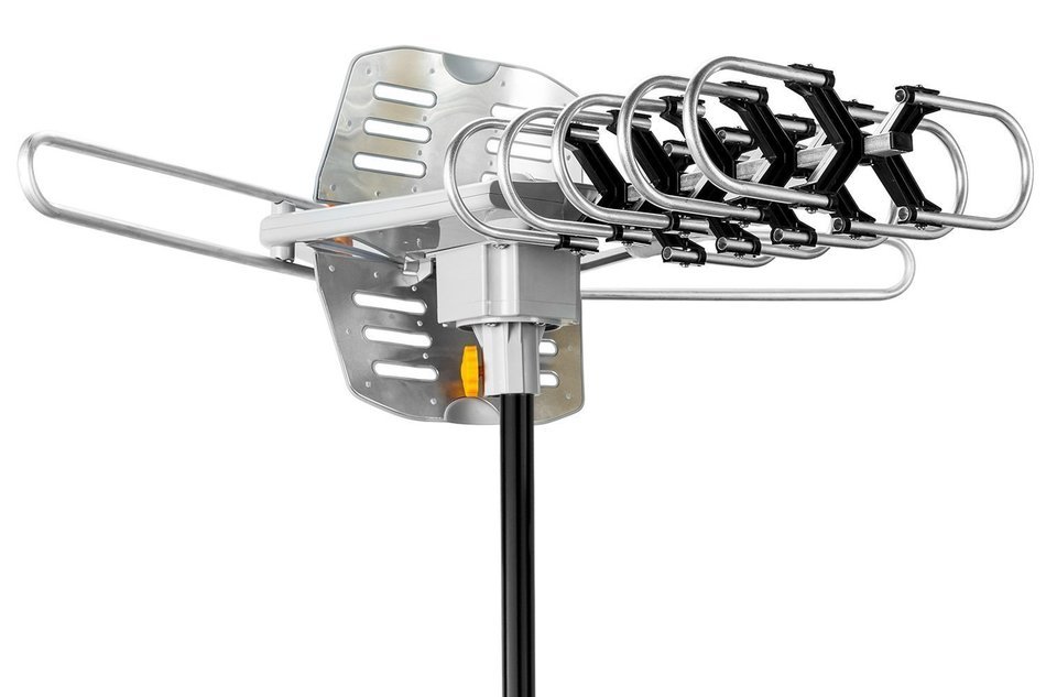 ViewTV Outdoor Amplified Antenna - 150 Miles Range - 360&deg; Rotation - Wireless Remote N8