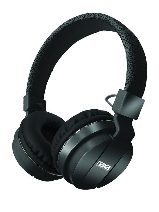 NAXA Electronics NE-942BLK Bluetooth Wireless Stereo Headphones with Microphone