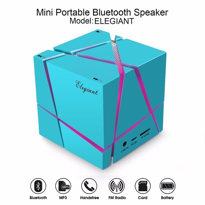 Bluetooth Speaker, ELEGIANT Wireless Portable Speaker with Low Harmonic Distortion and Superior Sound, Build-in... N13