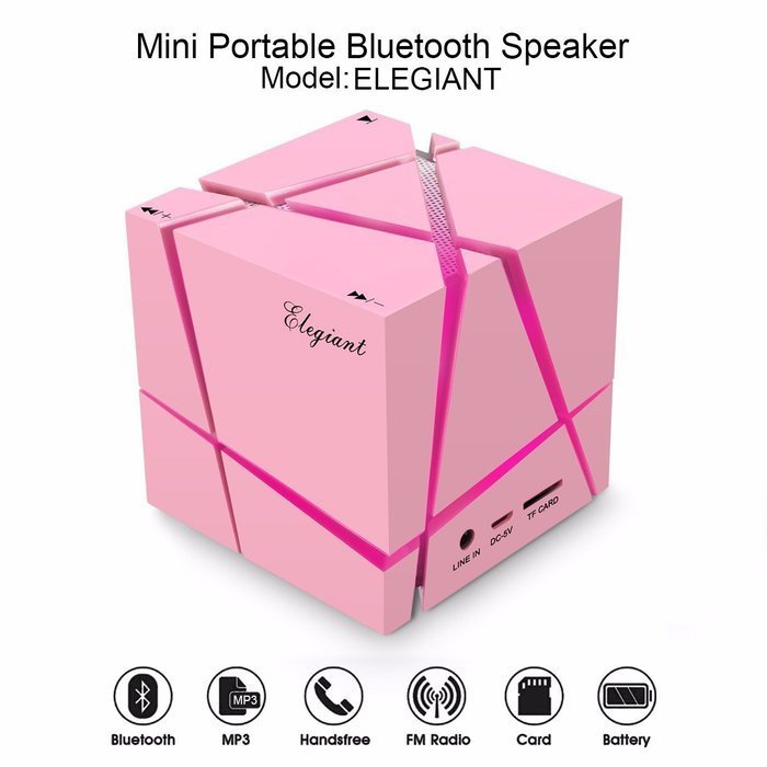 Bluetooth Speaker, ELEGIANT Wireless Portable Speaker with Low Harmonic Distortion and Superior Sound, Build-in... N31