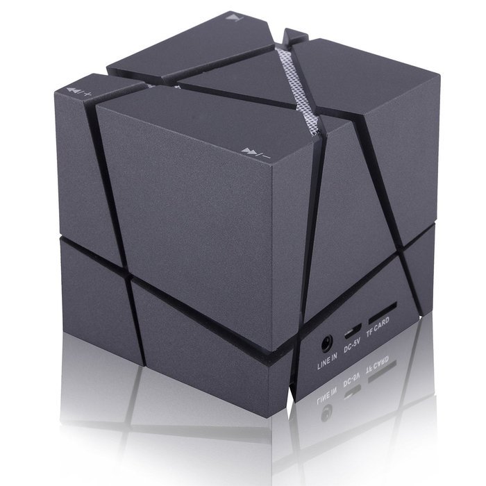 OKCSC(TM) Bluetooth 3.0 Colorful Speaker Magic Cube Square LED Portable Wireless SuperBass Stereo Mini Music Player... N2