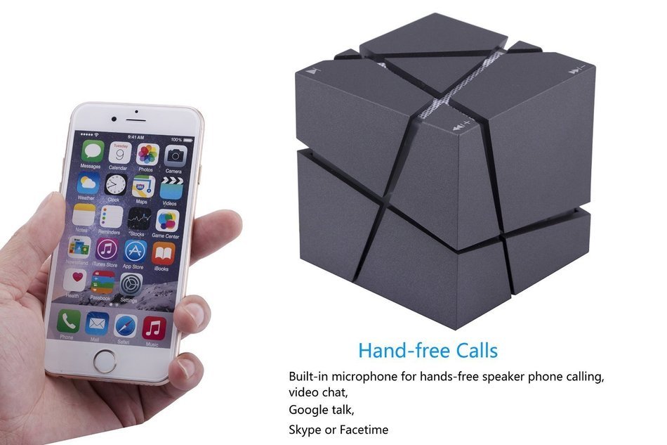 OKCSC(TM) Bluetooth 3.0 Colorful Speaker Magic Cube Square LED Portable Wireless SuperBass Stereo Mini Music Player... N3