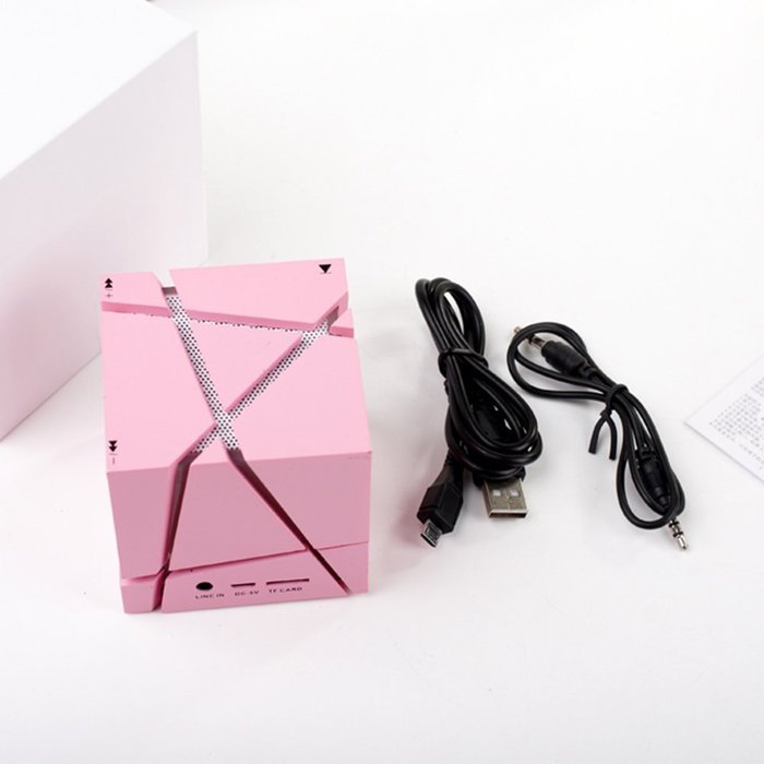 OKCSC(TM) Bluetooth 3.0 Colorful Speaker Magic Cube Square LED Portable Wireless SuperBass Stereo Mini Music Player... N21
