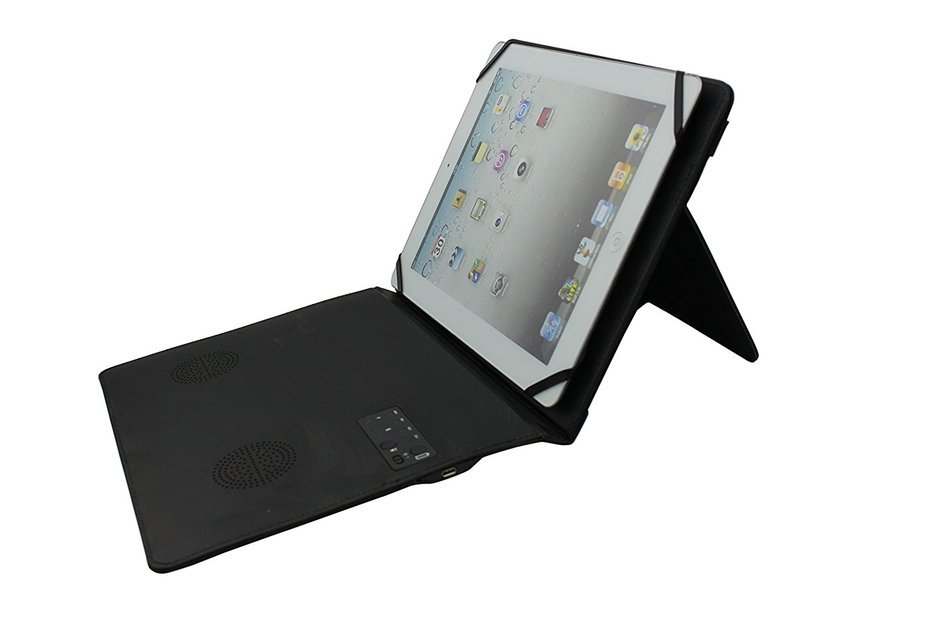 Smart&Cool &reg; Tablet Partner ,Combo Leather iPad Case Bluetooth Speaker and Power Bank Works for iPad , iPad Air...