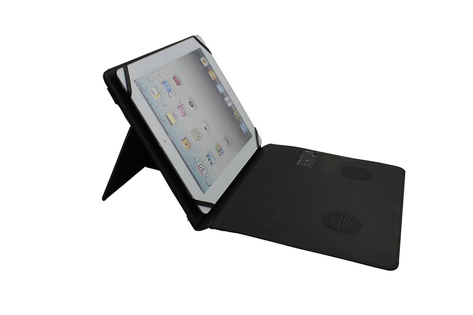 Smart&Cool &reg; Tablet Partner ,Combo Leather iPad Case Bluetooth Speaker and Power Bank Works for iPad , iPad Air... N2