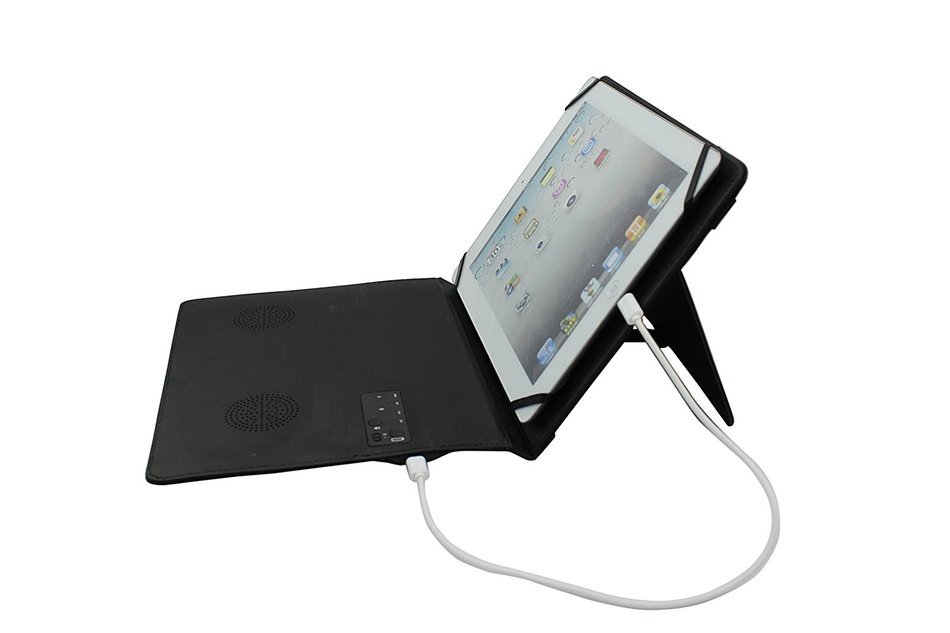Smart&Cool &reg; Tablet Partner ,Combo Leather iPad Case Bluetooth Speaker and Power Bank Works for iPad , iPad Air... N5