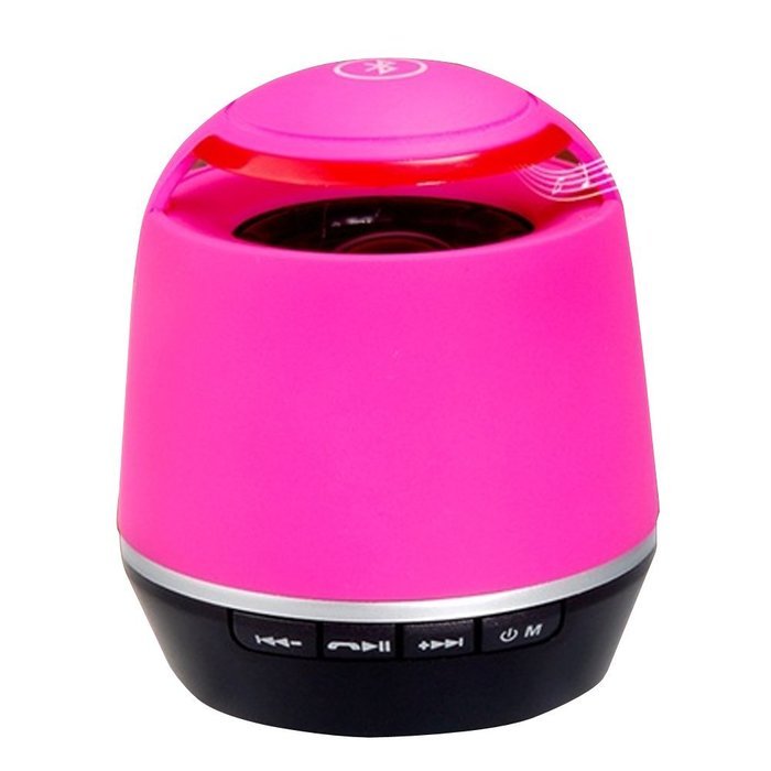 Pink Portable Handheld Bluetooth Speaker with Built-in microphone, FM Radio Mini Indoor & Outdoor Sports Hifi...