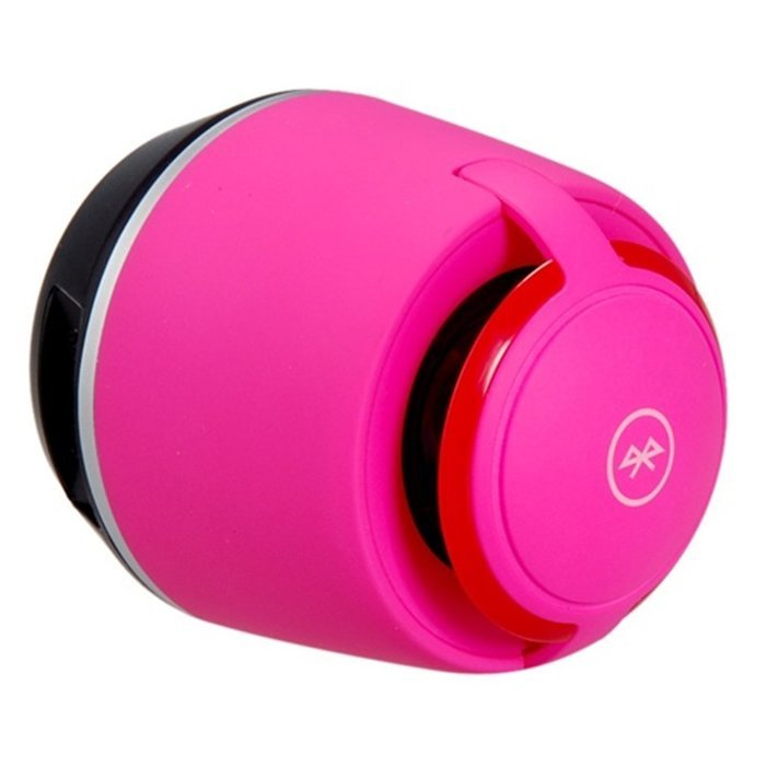 Pink Portable Handheld Bluetooth Speaker with Built-in microphone, FM Radio Mini Indoor & Outdoor Sports Hifi... N3