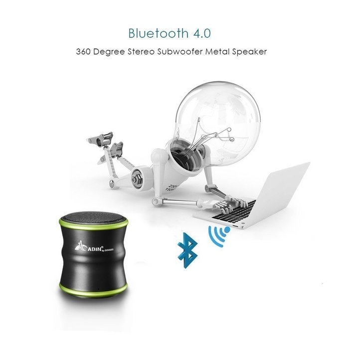 Bluetooth Speakers, GooDee B5 Mini Bluetooth Speaker 360 Degree Stereo Subwoofer Metal Speaker with NFC Function... N4