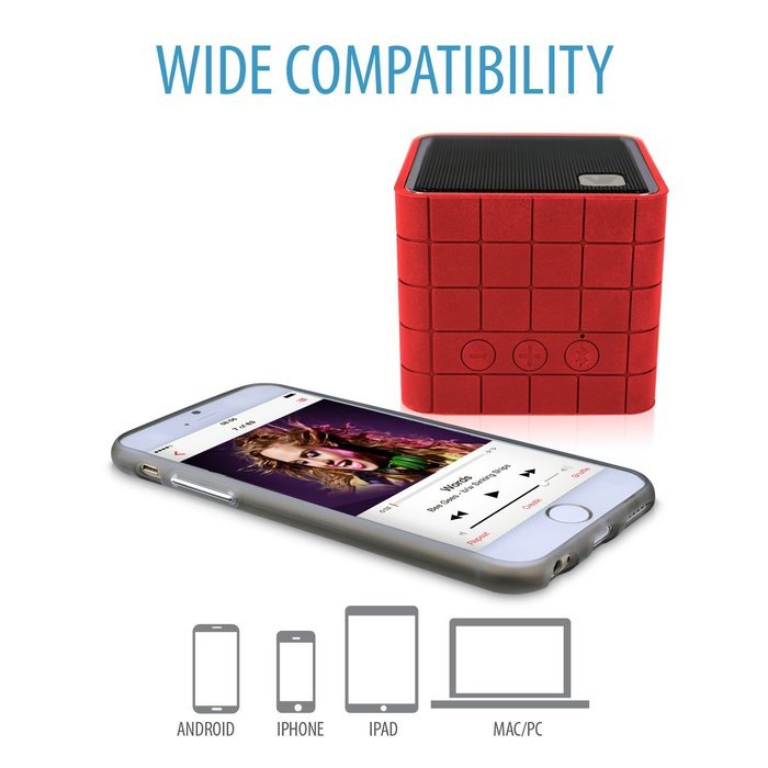 V7 (SP5500-BT-BLK-9NC) Portable Wireless Bluetooth Speaker Stand for Smartphones, iPhones, iPad, iPad Air, Tablet... N10