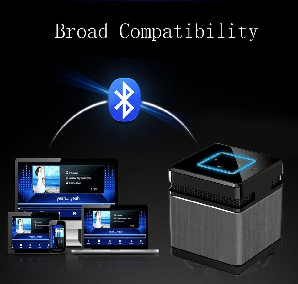 Ownstyle Subwoofer Portable Bluetooth Speaker,Wireless Bluetooth Speaker with High-def Sound for Smartphone ,Tablet... N6