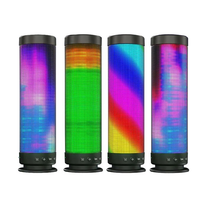 Taotuo Wireless Bluetooth 4.0 LED Speaker Portable MP3 Player Audio Amplifier Support TF Card With Dazzle LED N2