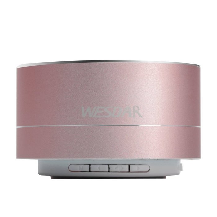 WESDAR Bluetooth Speakers with Lights For iPhone Android Bluetooth 4.0 - 5V 500mah Gray - Weight in 5.6oz, 114S-Gr N16